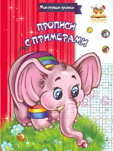 Прописи с примерами Прописи с примерами обложка книги