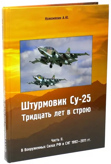 Андрей Кожемякин - Штурмовик СУ-25. Тридцать лет в строю. Часть 2. В Вооруженных силах РФ и СНГ 1992-2011 гг. обложка книги