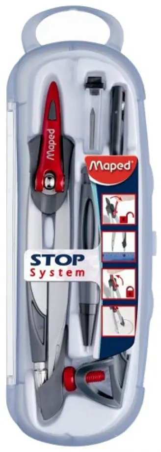 Готовальня "STOP SYSTEM" 5 предметов обложка книги