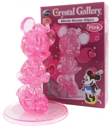 3D Crystal Puzzle Disney "Минни Маус" (розовый) обложка книги