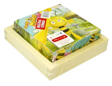 Кубики "Пчелка Майя", 9 штук, дерево (GT6288) обложка книги