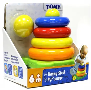 Игрушка "Веселая пирамидка" (E6634RU) обложка книги