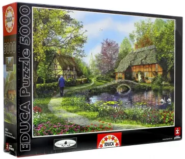Пазл-5000 "Луговые коттеджи" (16356) обложка книги