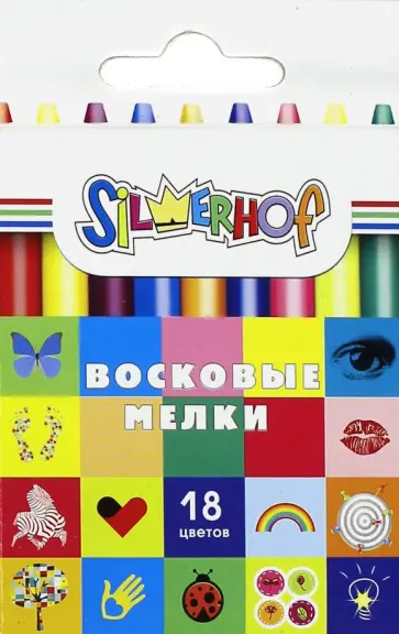 Восковые мелки, 18 цветов "Emotions" (884115-18) обложка книги