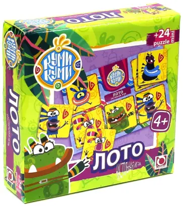 Лото + пазл-24 "Куми-Куми" (00730) обложка книги