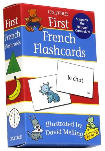 First French 50 double-sided Flashcards обложка книги