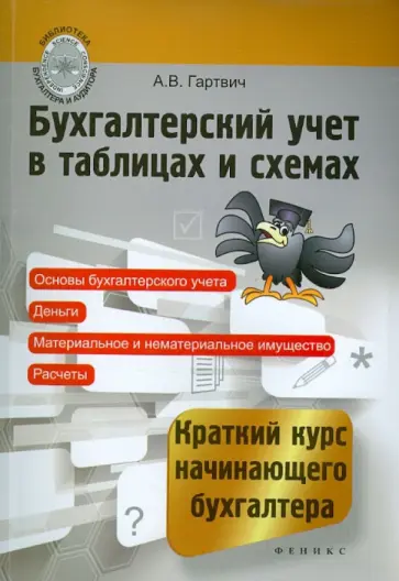 Андрей Гартвич - Бухгалтерский учет в таблицах и схемах. Краткий курс начинающего бухгалтера обложка книги