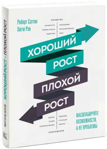 Саттон, Рэо - Хороший рост - плохой рост. Масштабируйте возможности, а не проблемы обложка книги