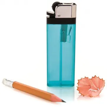 Точилка "ЗАЖИГАЛКА", синий (3334) обложка книги