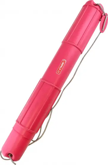 Тубус телескопический, D90 L700-1100мм, малиновый обложка книги