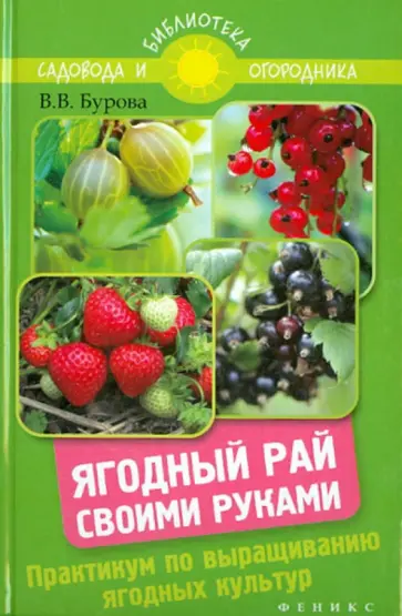 Валентина Бурова - Ягодный рай своими руками. Практикум по выращиванию ягодных культур обложка книги