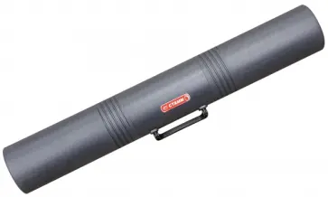 Тубус с ручкой 3-х секционный (серый) (ПТ42) обложка книги