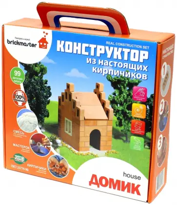 Кирпичики. Конструктор керамический "Домик" (6403) обложка книги