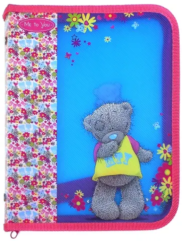 Папка пластиковая для тетрадей "Me to You", на молнии, А5+ (416-0012-MY) Папка пластиковая для тетрадей "Me to You", на молнии, А5+ (416-0012-MY) обложка книги