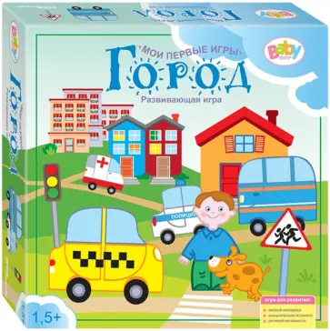 Развивающая игра "Город" (89804) обложка книги