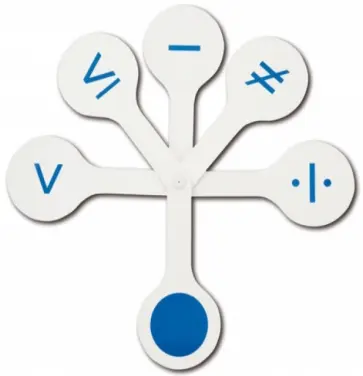 Веер-касса "Математические знаки" (ВК06) обложка книги