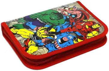 Пенал односекционный MARVEL COMICS (850753) обложка книги