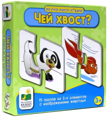 Пазл "Чей хвост?" (115251) обложка книги