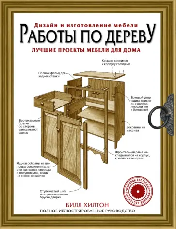 Билл Хилтон - Работы по дереву. Лучшие проекты мебели для дома обложка книги
