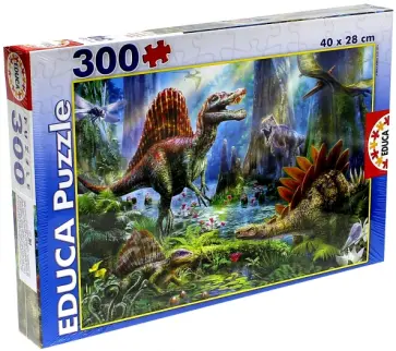 Пазл-300 "Динозавры" (16366) обложка книги