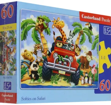 Puzzle-60 MIDI. Сафари обложка книги