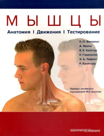 Валериус, Франк - Мышцы. Анатомия. Движения. Тестирование обложка книги