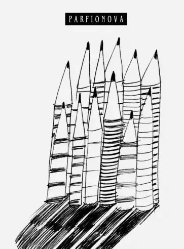 Блокнот для записей "12 карандашей", А5 обложка книги