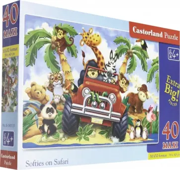 Puzzle-40 MAXI "Сафари" (В-040131) обложка книги