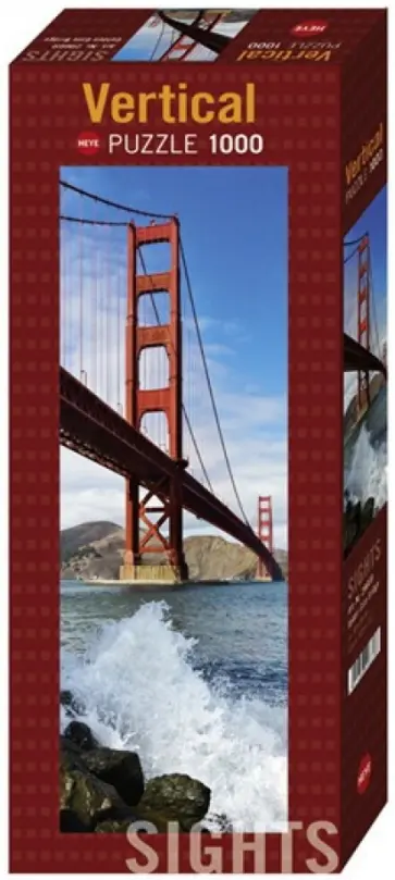 Puzzle-1000 "Мост "Золотые ворота", вертикальный" (29669) Puzzle-1000 "Мост "Золотые ворота", вертикальный" (29669) обложка книги