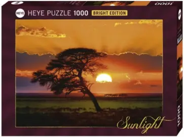 Puzzle-1000 "Восход в саванне, Nature" (29689) обложка книги