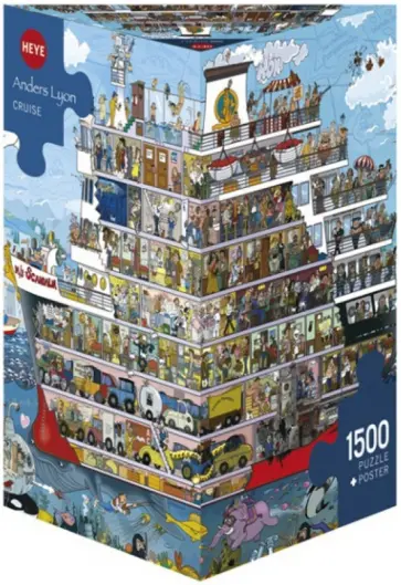 Puzzle-1500 "Круиз, Lyon" (29697) обложка книги