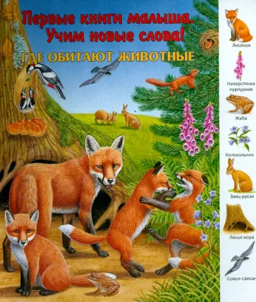 Где обитают животные? обложка книги