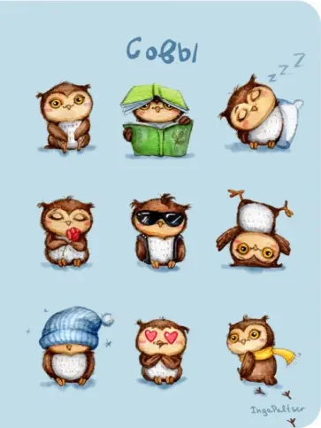 Блокнот. Совы (мини) обложка книги