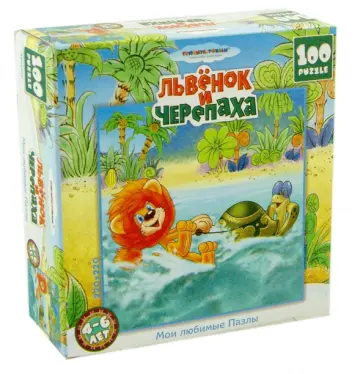 Пазл-100 "Львенок" (8919) обложка книги