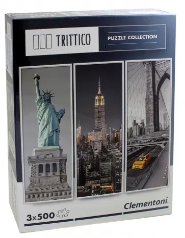 Пазл "Легенды Нью-Йорка" (3 х 500 деталей) (39305) обложка книги