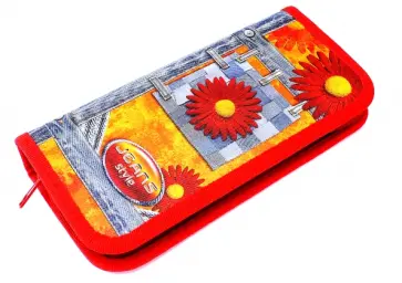 Пенал односекционный ПК2-5 РОМАШКА НА ДЖИНСЕ (5740) обложка книги