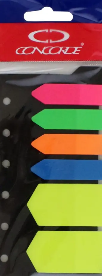 Закладка 4 цвета по 20 листов - 12х48 мм, 2 цвета по 20 лисотв - 25х48 мм обложка книги