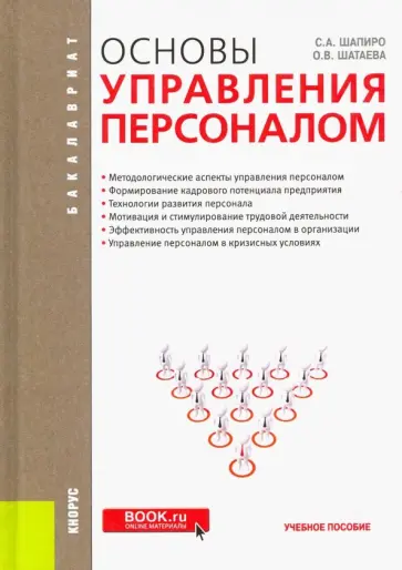 Шапиро, Шатаева - Основы управления персоналом. Учебное пособие обложка книги
