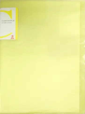 Папка с файлами (20 файлов, А4, желтая)  (CY20TM-Y) обложка книги