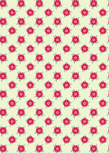 Блокнот для записей "Цветочный", А7, нелинованный обложка книги