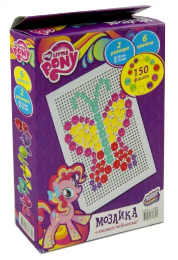 Набор для создания мозаики My little Pony, 150 элементов (GT8673) обложка книги
