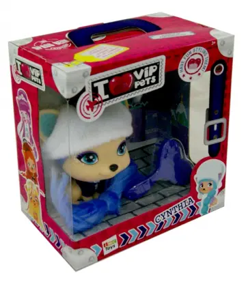 Игрушка VIP Pets. Собака Синтия в коробке с аксессуарами (711570) обложка книги