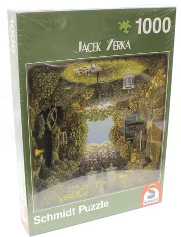 Пазл, 1000 элементов "Яцек Йерка. Романтический сад" (59393) обложка книги