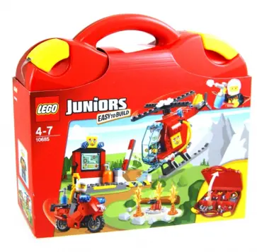 Конструктор Juniors Чемоданчик "Пожар" LEGO (10685) обложка книги