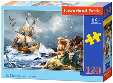 Puzzle-120 "Тайны моря" (В-13166) обложка книги