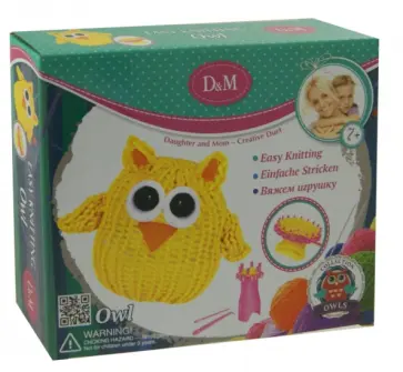 Набор для вязания "Совушка" (62012) обложка книги