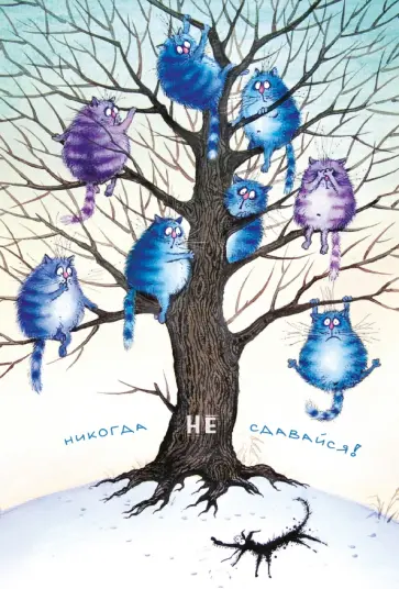 Блокнот "Никогда не сдавайся!" обложка книги