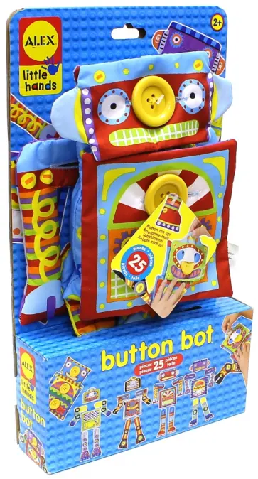Развивающая игрушка "Робот Пуговка" (1496R) обложка книги