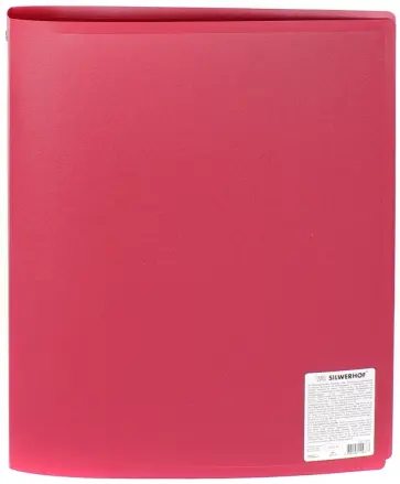 Папка BASIC с 4 кольцами, А4, красный (255175-04) обложка книги