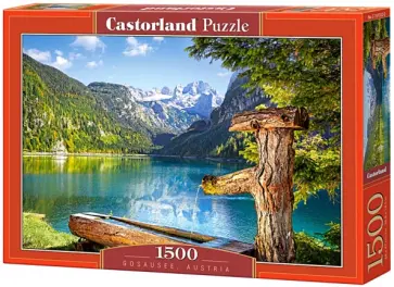 Puzzle-1500 "Озеро, Австрия" (C-151332) обложка книги